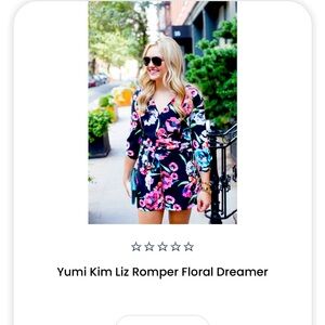 Yumi Kim Liz Romper Floral Dreamer